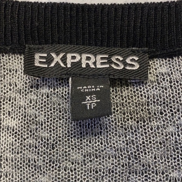 Express Black & White Sweater - Picture 3 of 3